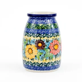 Wazon ceramiczny 196 h-12,5cm <br> Unikat U5326 Cynie Eweliny Gałki